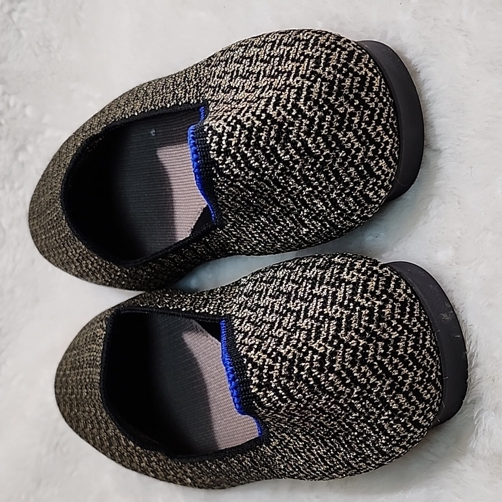 Rothy's The Almond Loafers shoes in the Sparkle Herringbone color Sz 8W - Picture 13 of 16